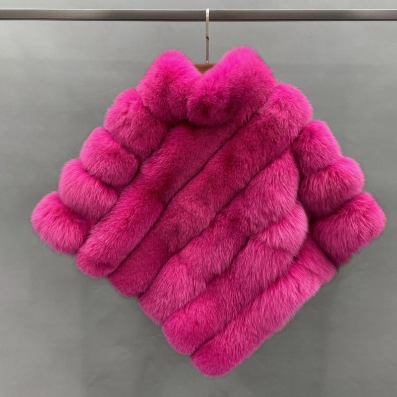 Real Fox Fur Women's Fashion Shawl - Janefur