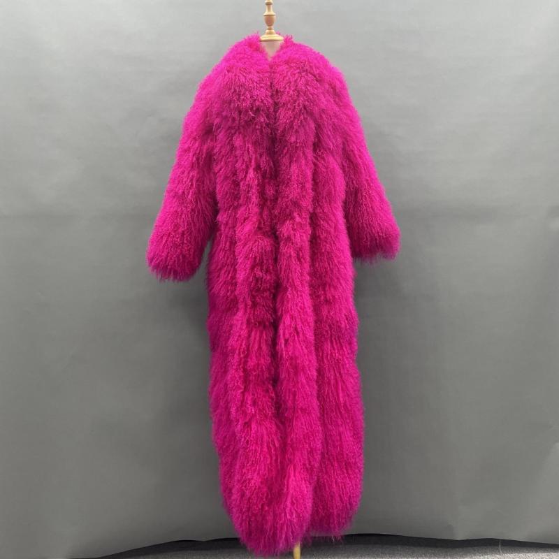 Men's Long Beach Wool Winter Coat - Janefur