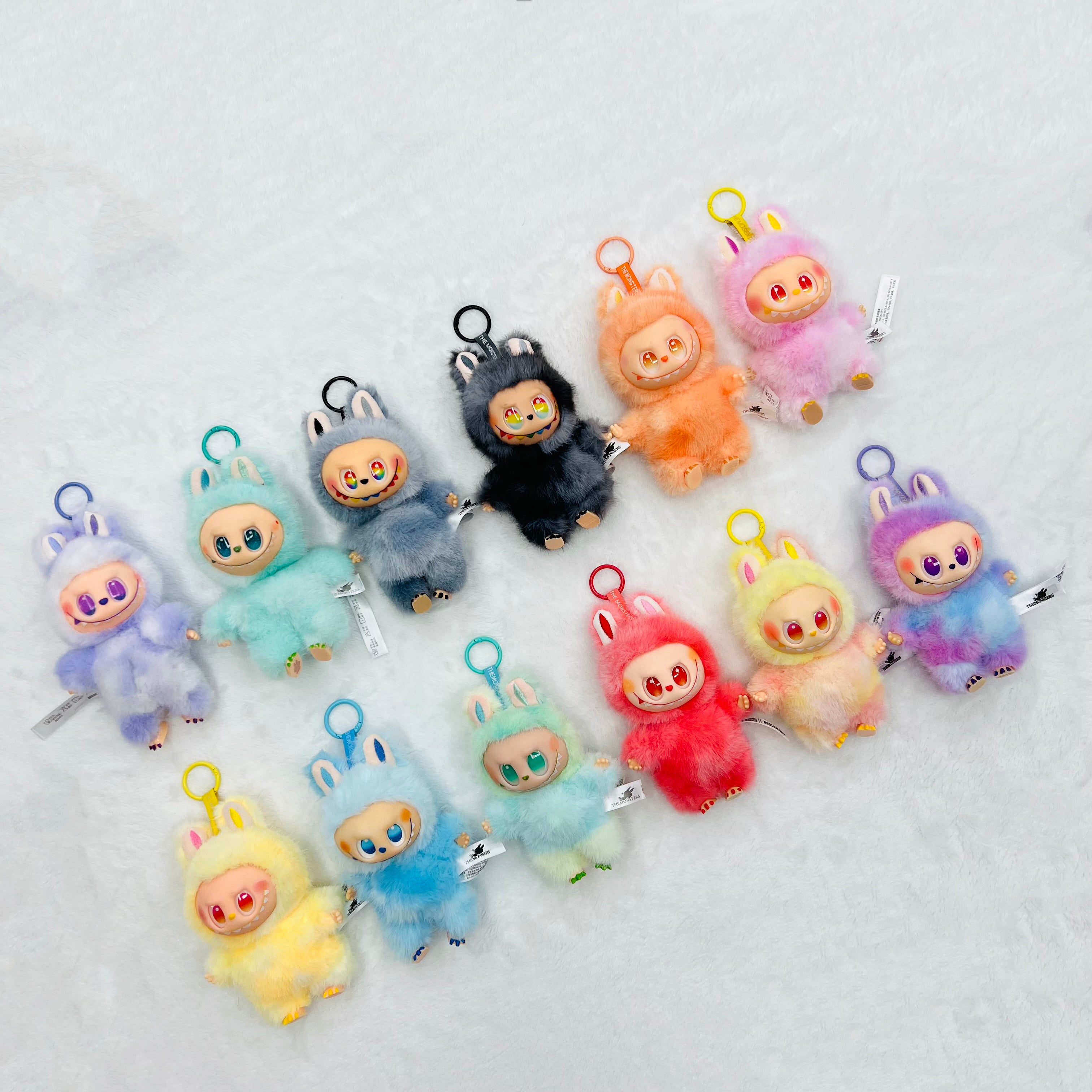 Labubu V3 High quality keychain Labubu cute plush toys - Janefur