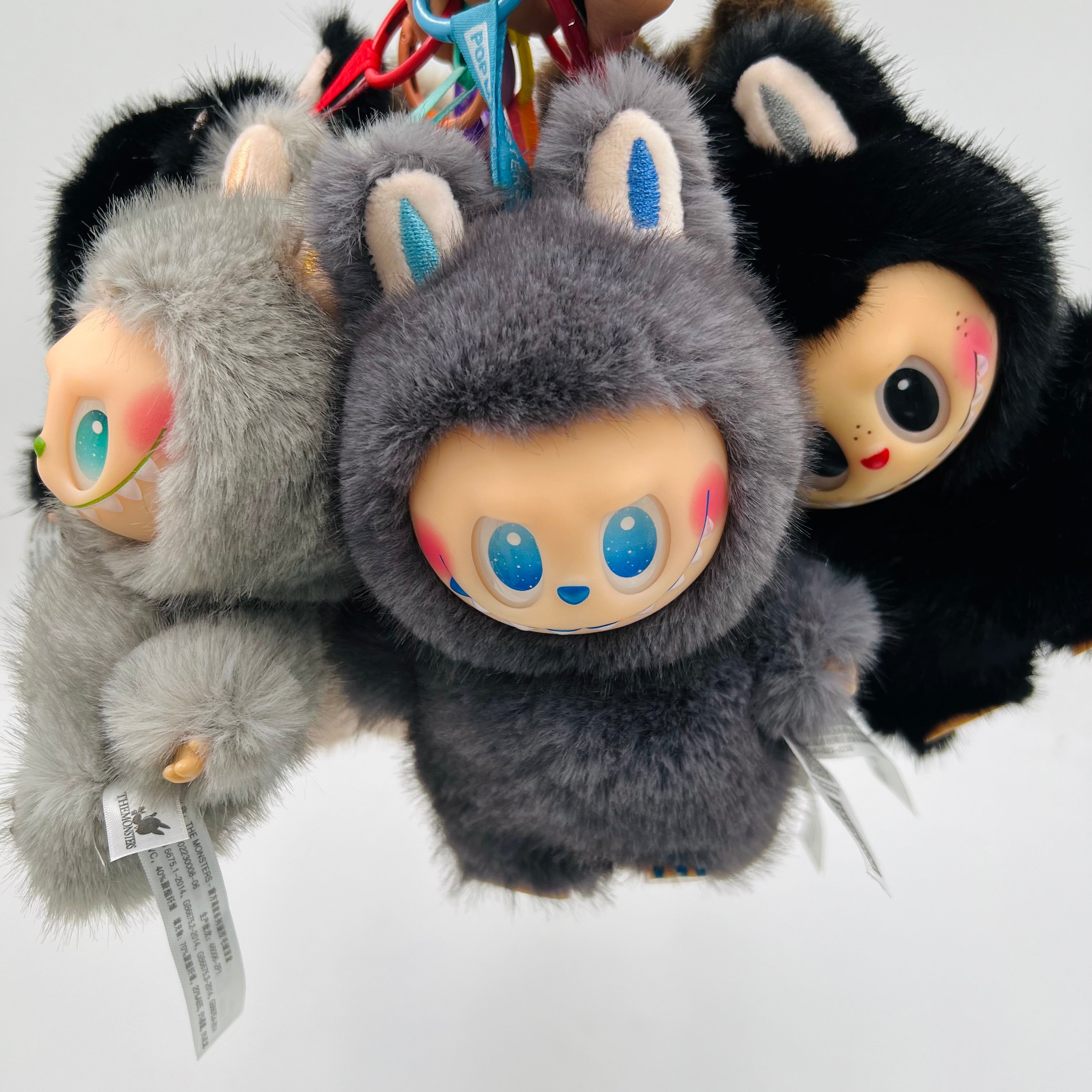 Cute Labubu keychain High quality labubu plush toys V1V2V3 Labubu toys - Janefur