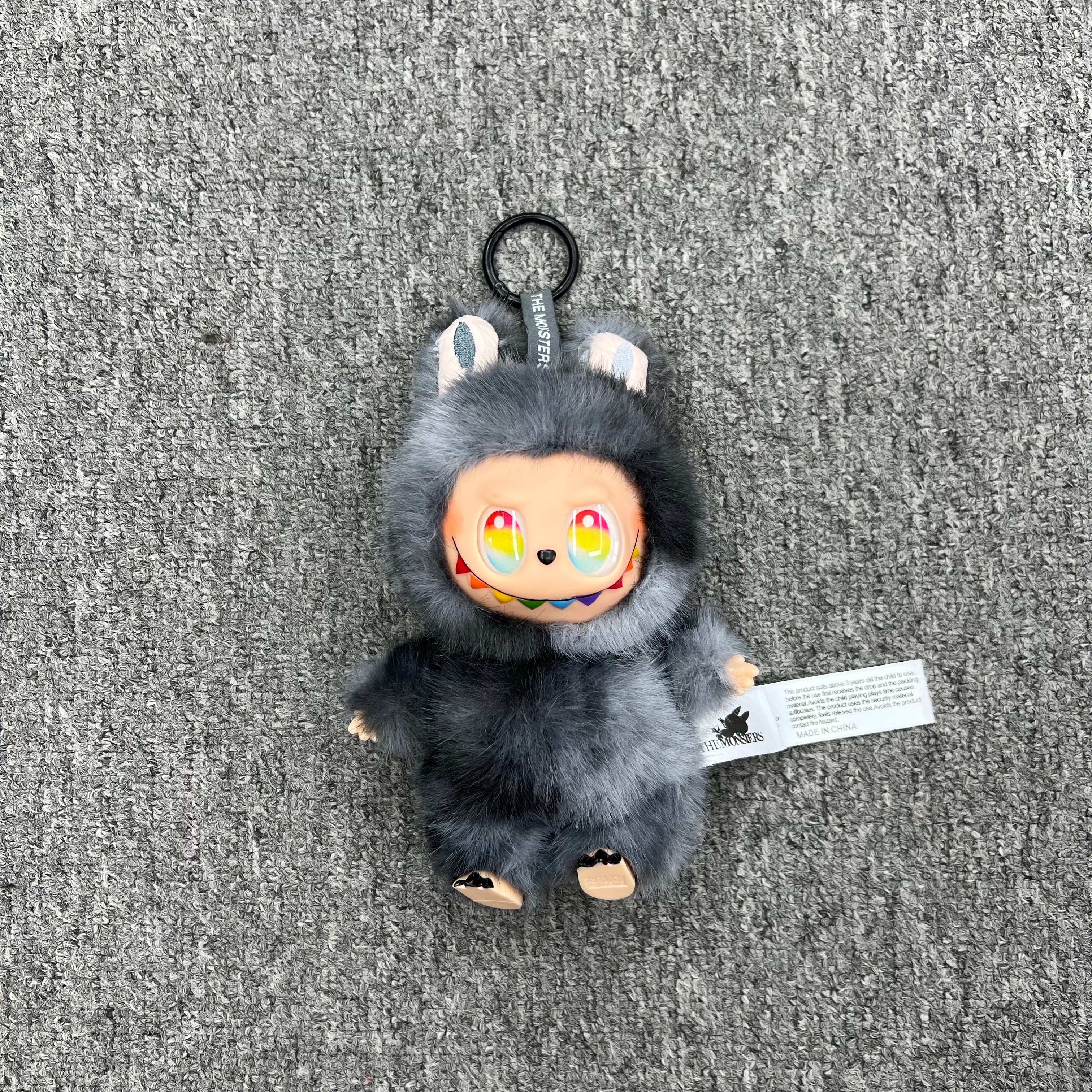 Labubu V3 High quality keychain Labubu cute plush toys - Janefur