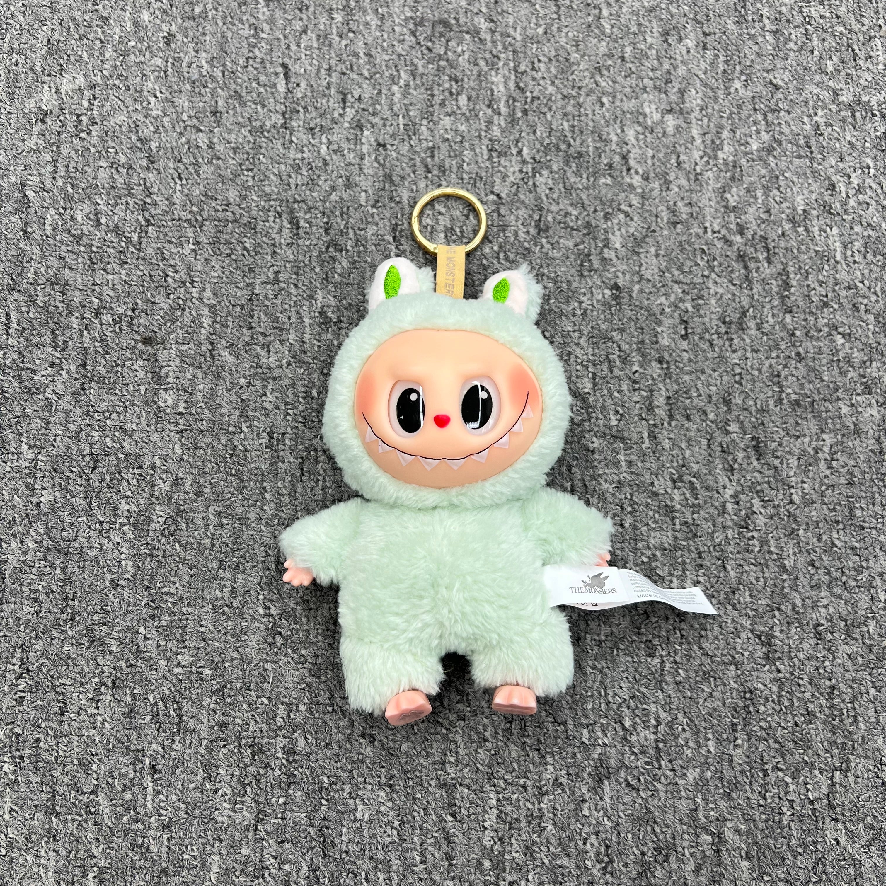 The eco-wool labubu keychain Cute high quality V1V2V3 labubu plush toys - Janefur