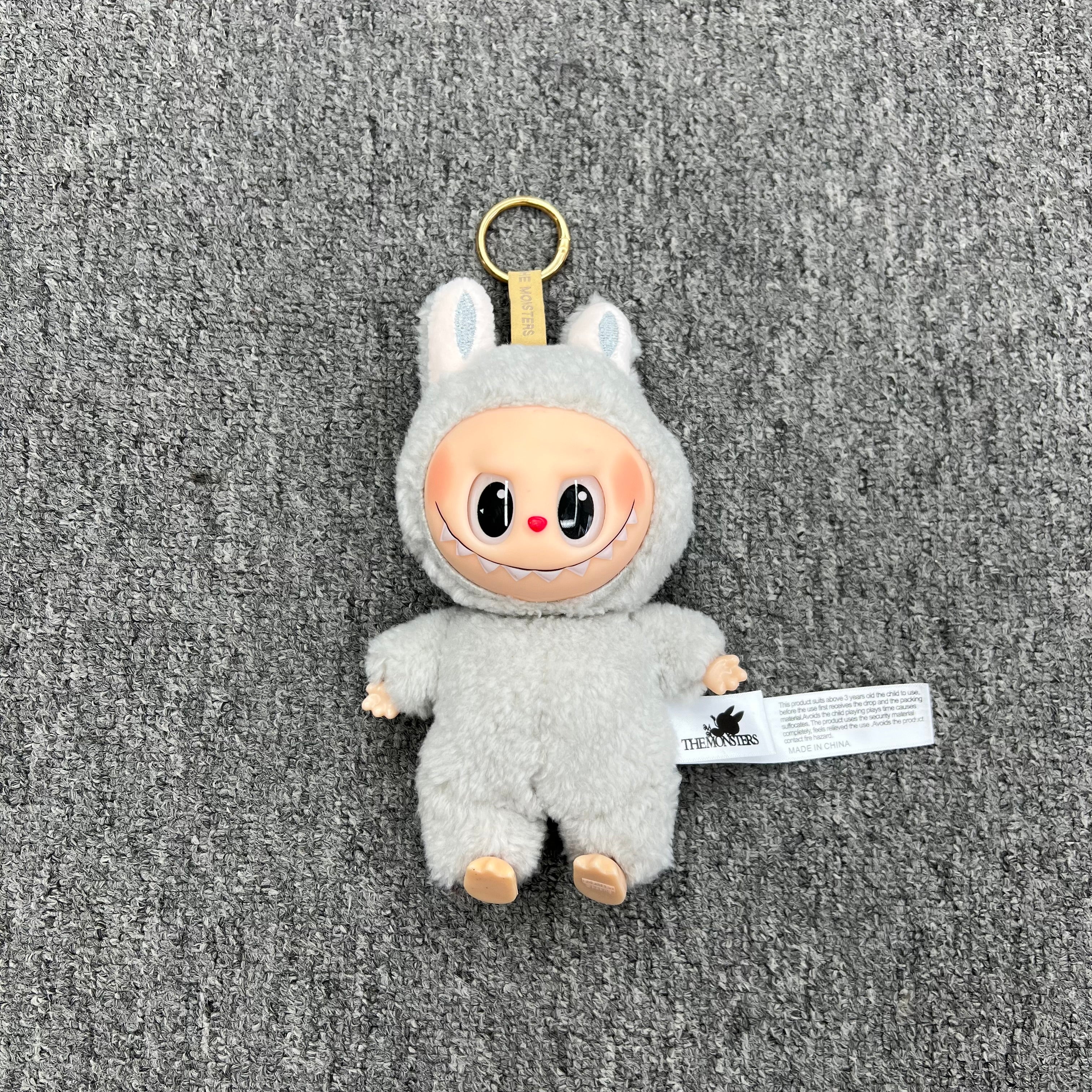 The eco-wool labubu keychain Cute high quality V1V2V3 labubu plush toys - Janefur