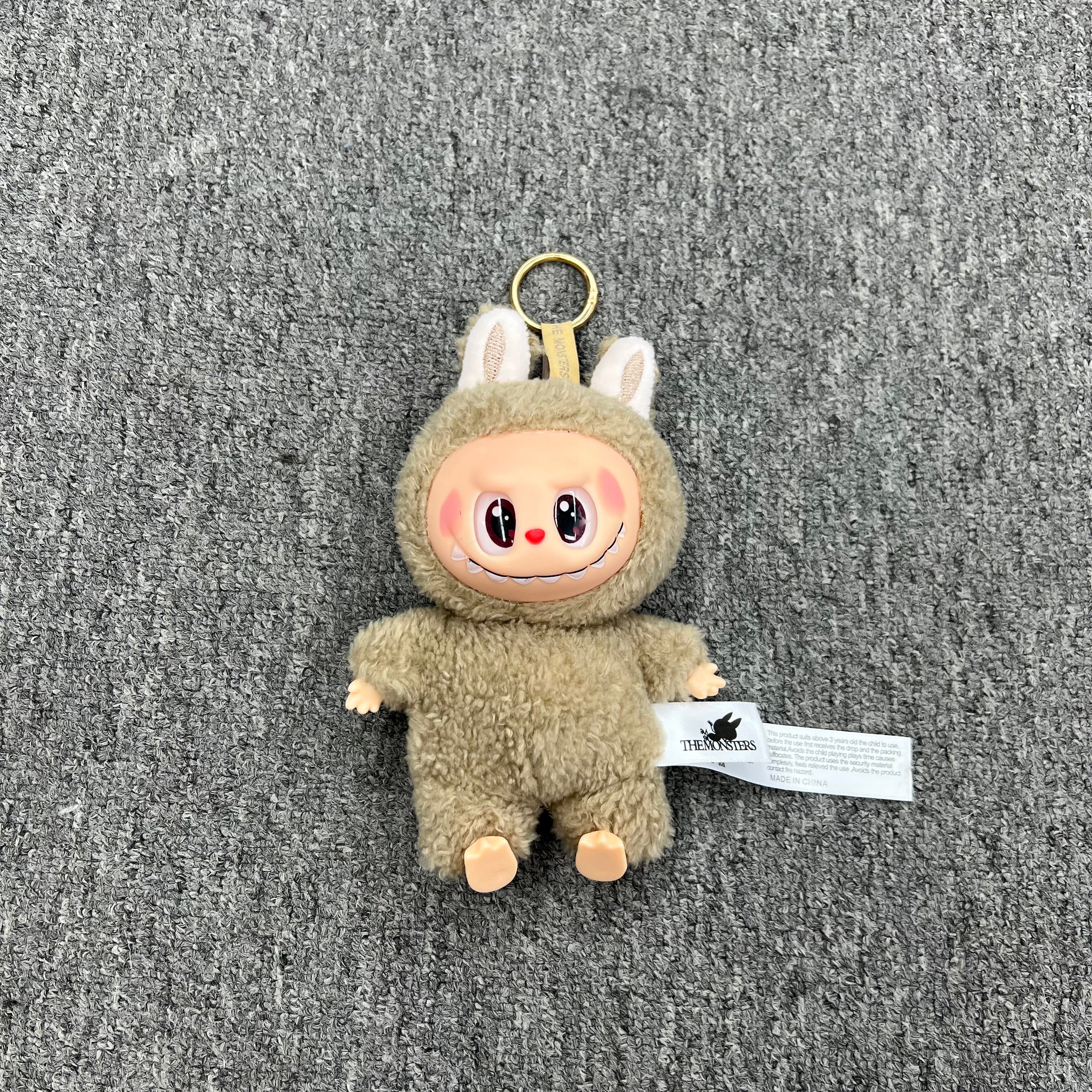 The eco-wool labubu keychain Cute high quality V1V2V3 labubu plush toys - Janefur