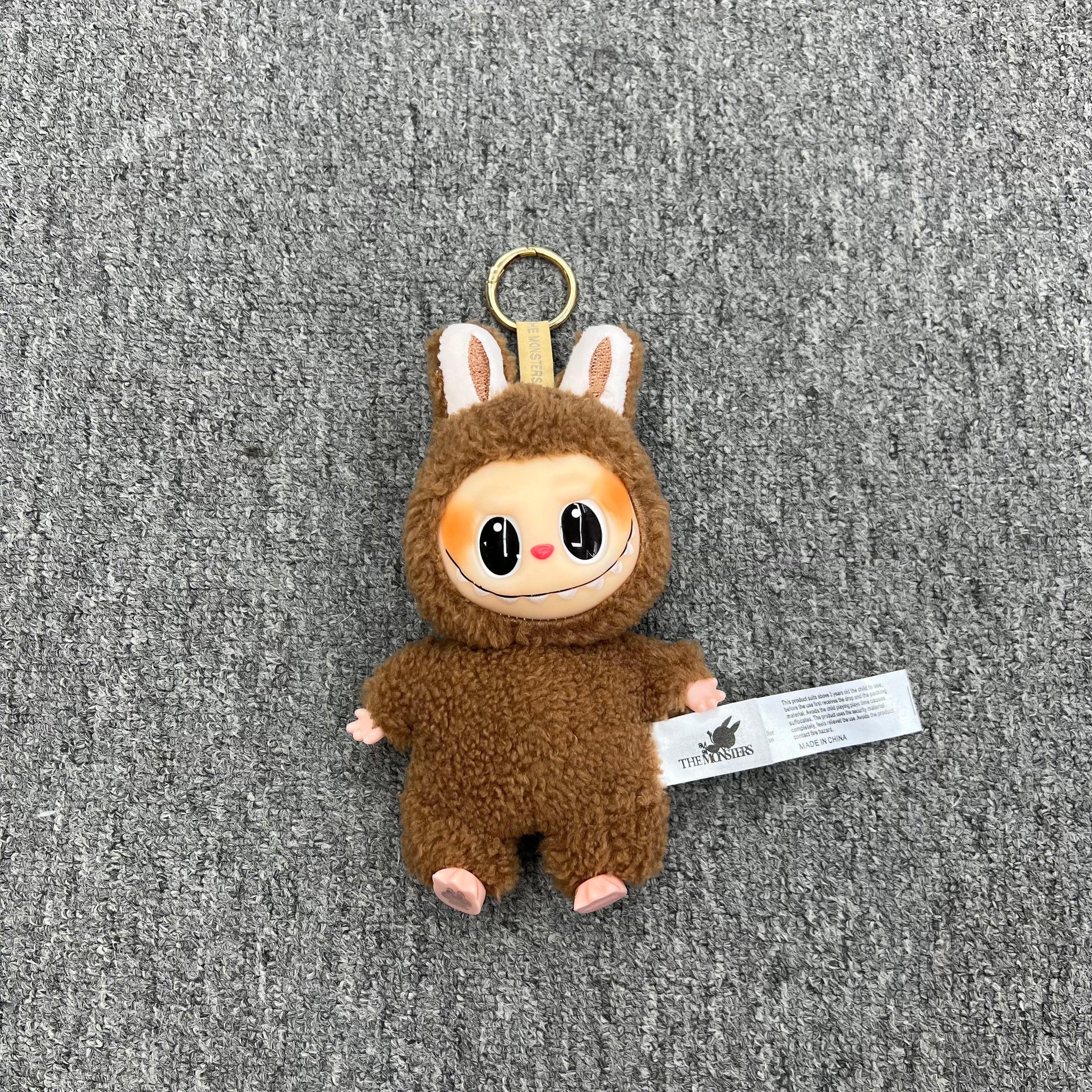 The eco-wool labubu keychain Cute high quality V1V2V3 labubu plush toys - Janefur