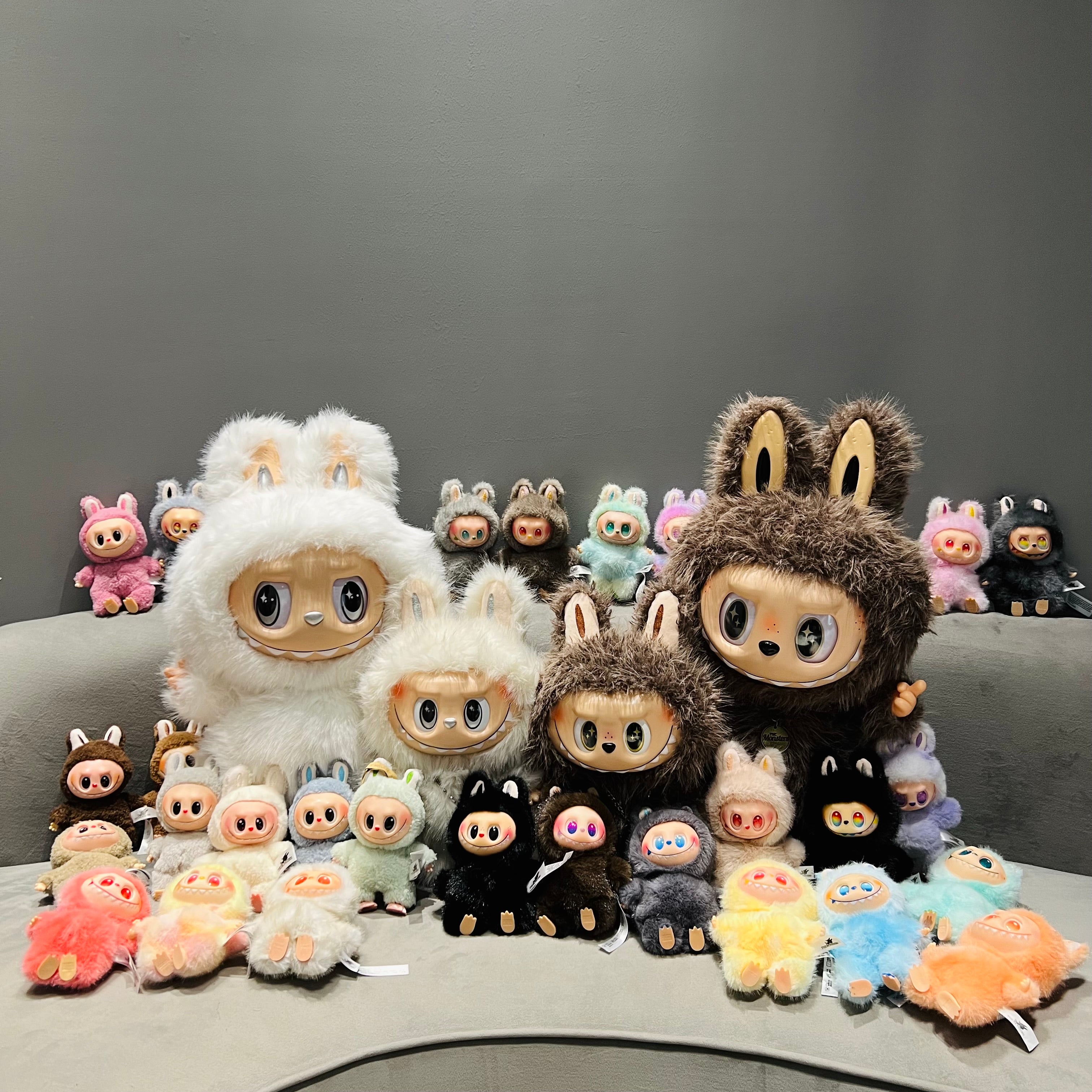 Labubu V3 High quality keychain Labubu cute plush toys - Janefur