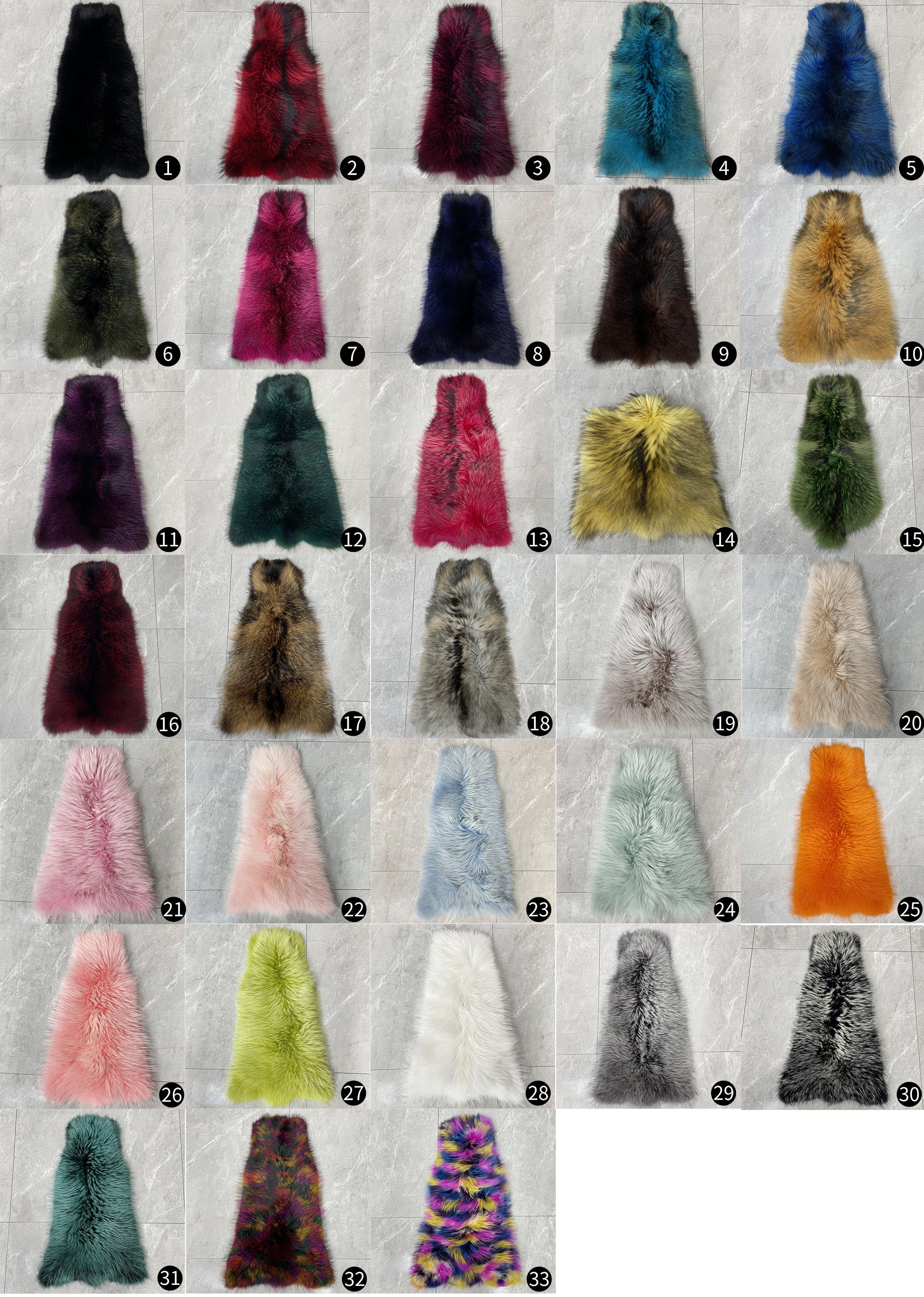 Mantella per bambini in pelliccia di procione Lotus Edge 