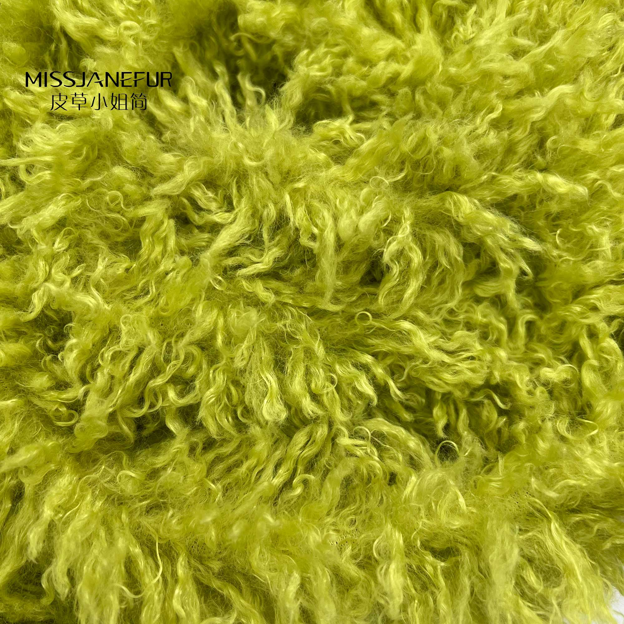 Missjanefur Green Fur Waist Bands - Janefur