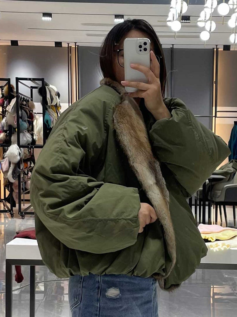 Janefur Down Jackets Made in Significant Part of Fur