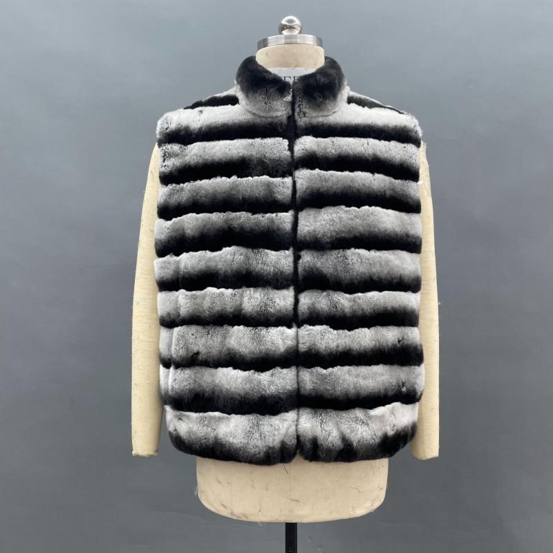 Men's Vest With Rabbit Fur Inspired By Totoro - Janefur