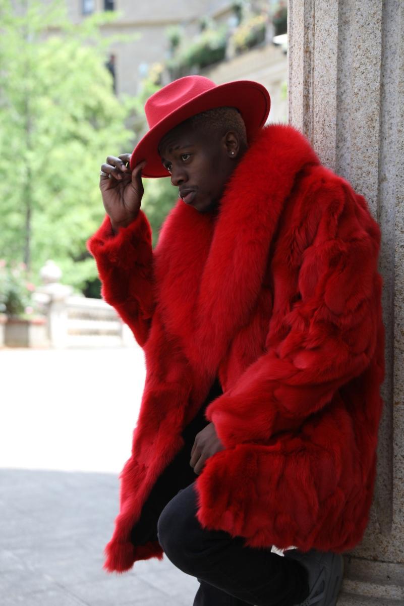Men's Trench Coat Winter Plus Custom Size Fox Fur Jacket - Janefur