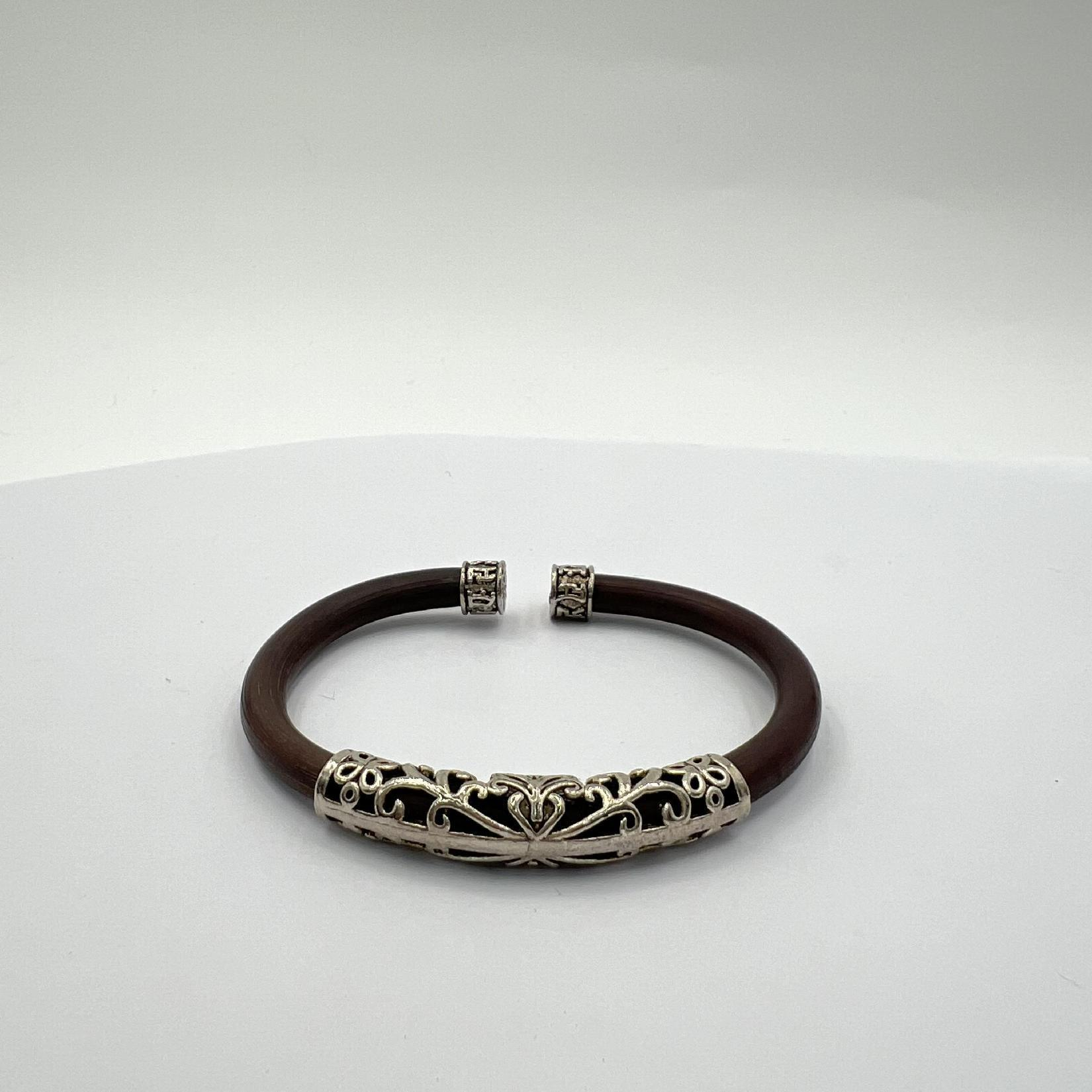 Cinnabar Vine Bracelet Tibetan Vine Bangle Tibetan Open Bangle - Janefur