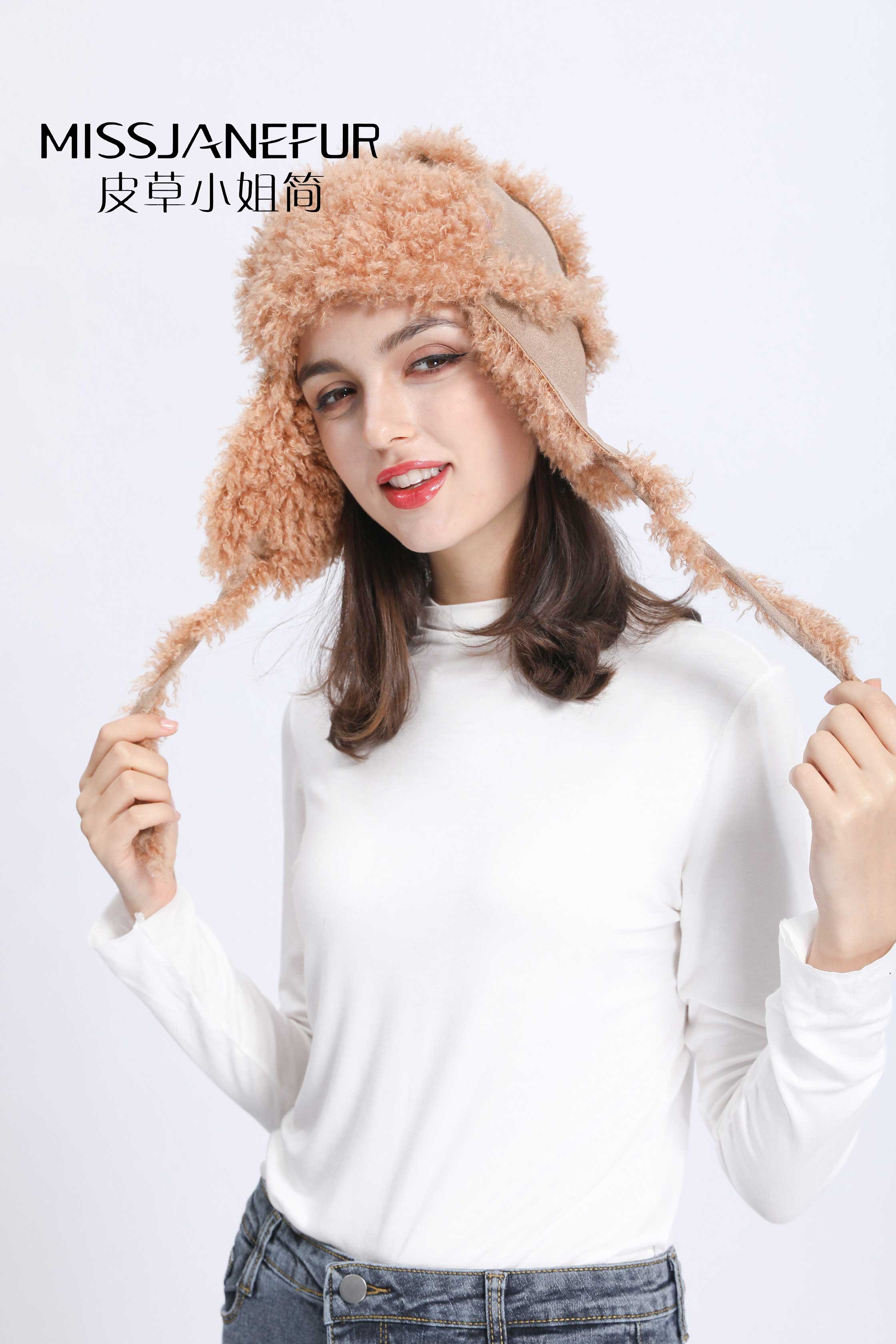 Missjanefur Faux Lamb Fur Skull Caps - Janefur