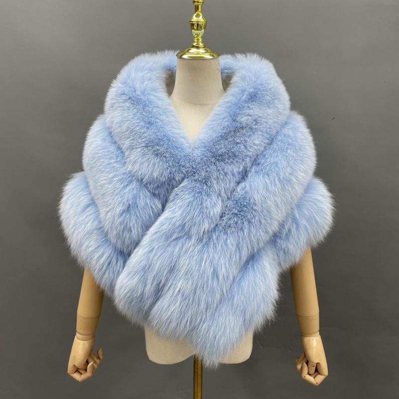 Three-Section Horizontal Stripe Cape - Janefur