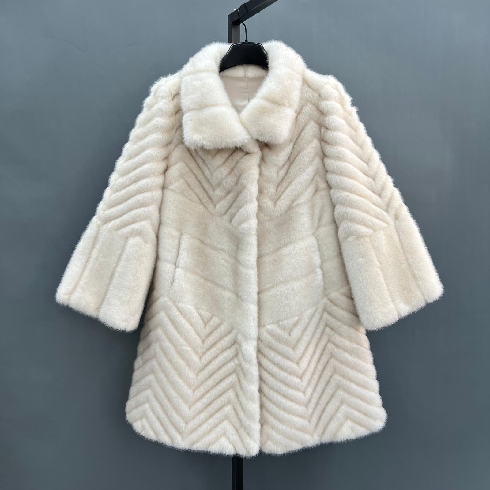 Women's Chic Stand-up Collar Casual Faux Mink Eco Fur - Janefur