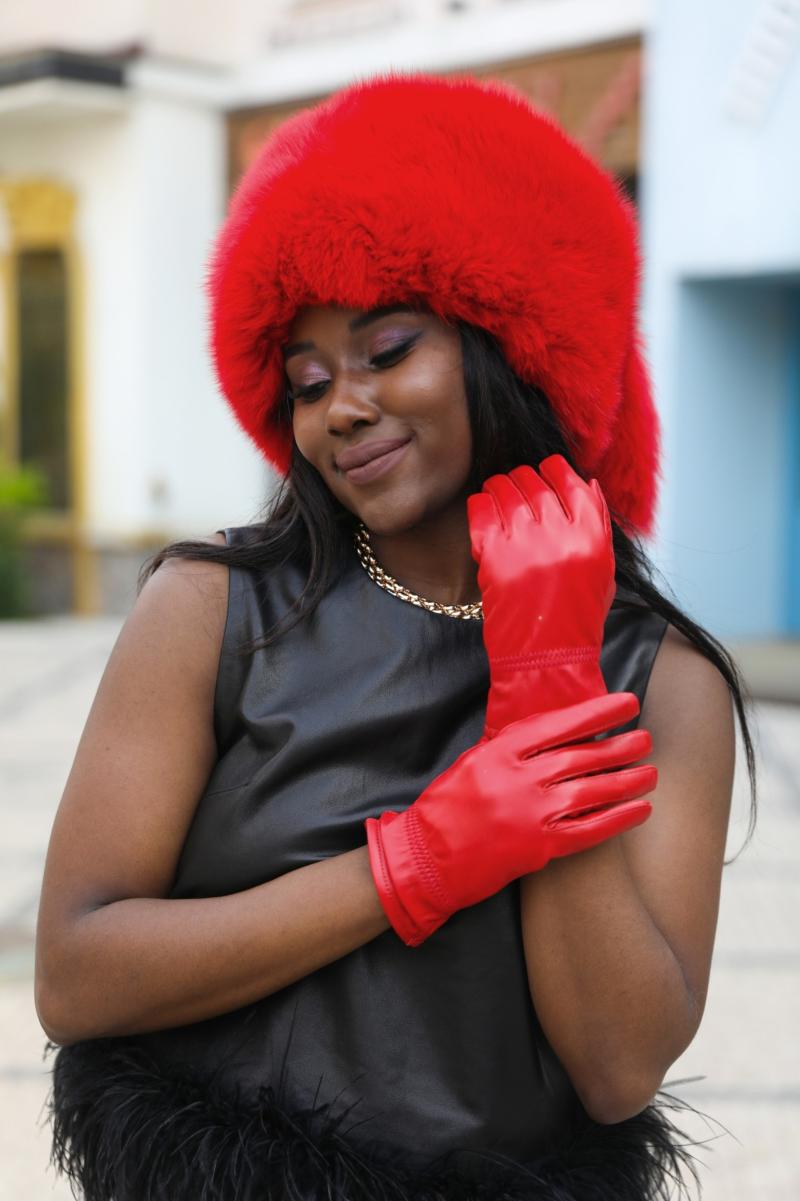 Janefur Sheep Leather Gloves - Janefur