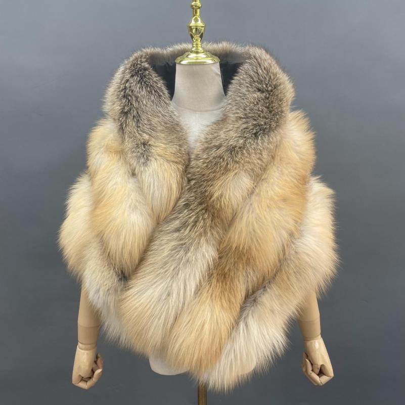 Three-Section Horizontal Stripe Cape - Janefur