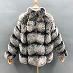 Winter Luxury Blue Fox Coat Real Fox Fur Women's Fashion Jacket - Janefur