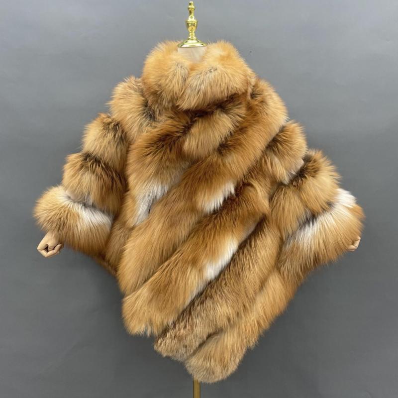 Real Fox Fur Women's Fashion Shawl - Janefur
