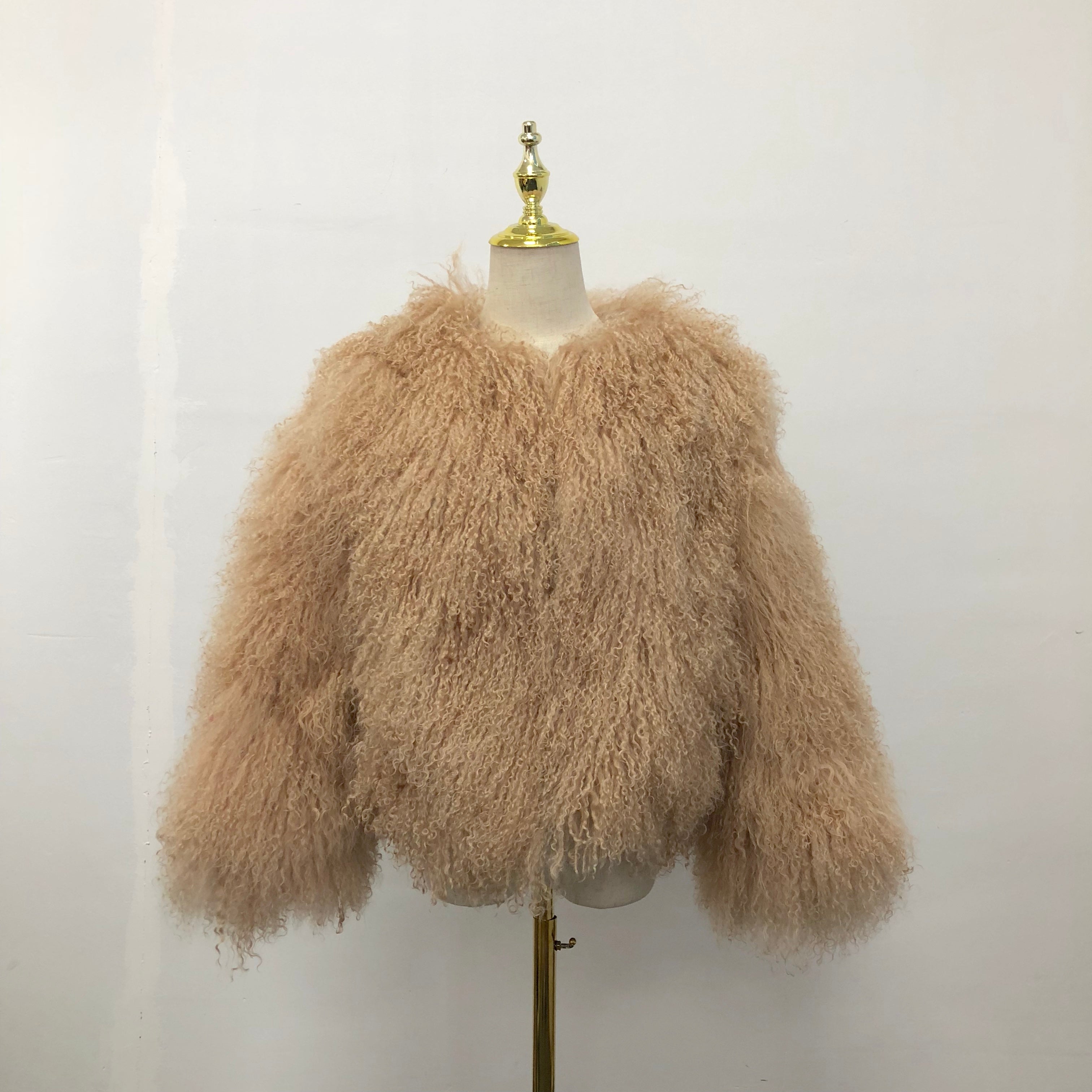 Solid color Beach wool trend short for women - Janefur
