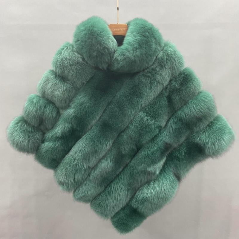 Real Fox Fur Women's Fashion Shawl - Janefur