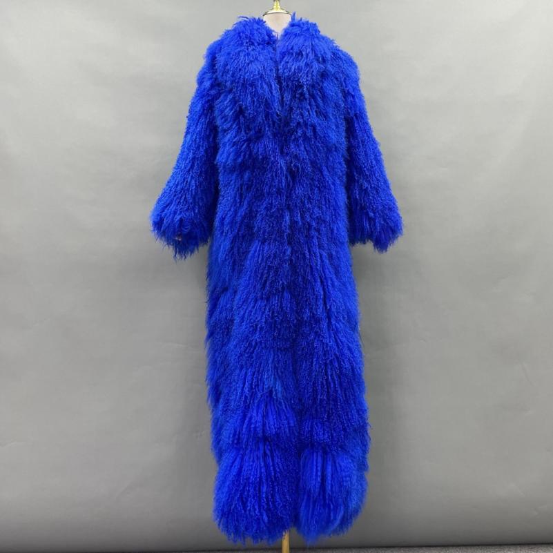 Men's Long Beach Wool Winter Coat - Janefur