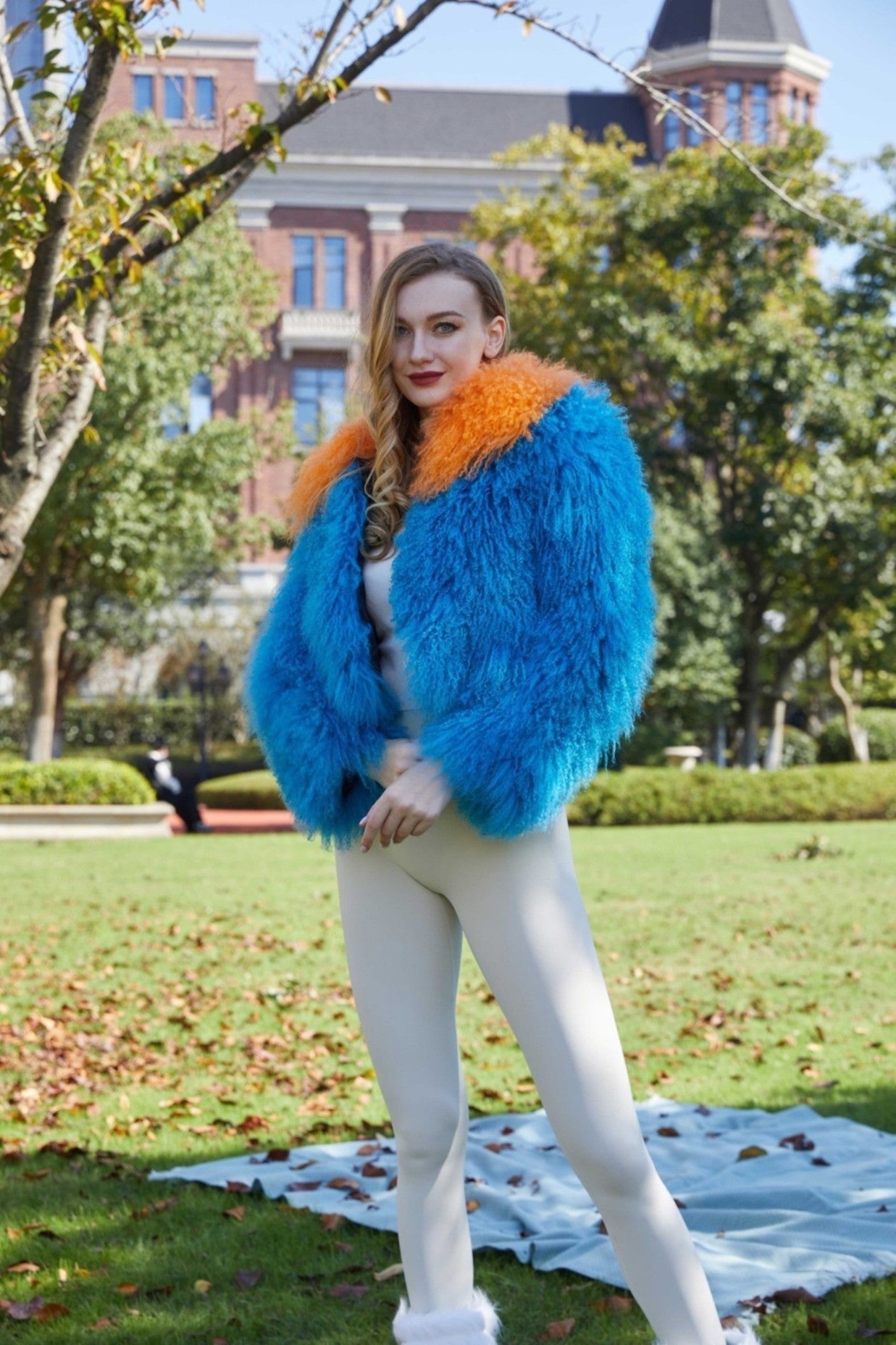 Women's New Colorful Lamb Fur Short Jacket - Janefur