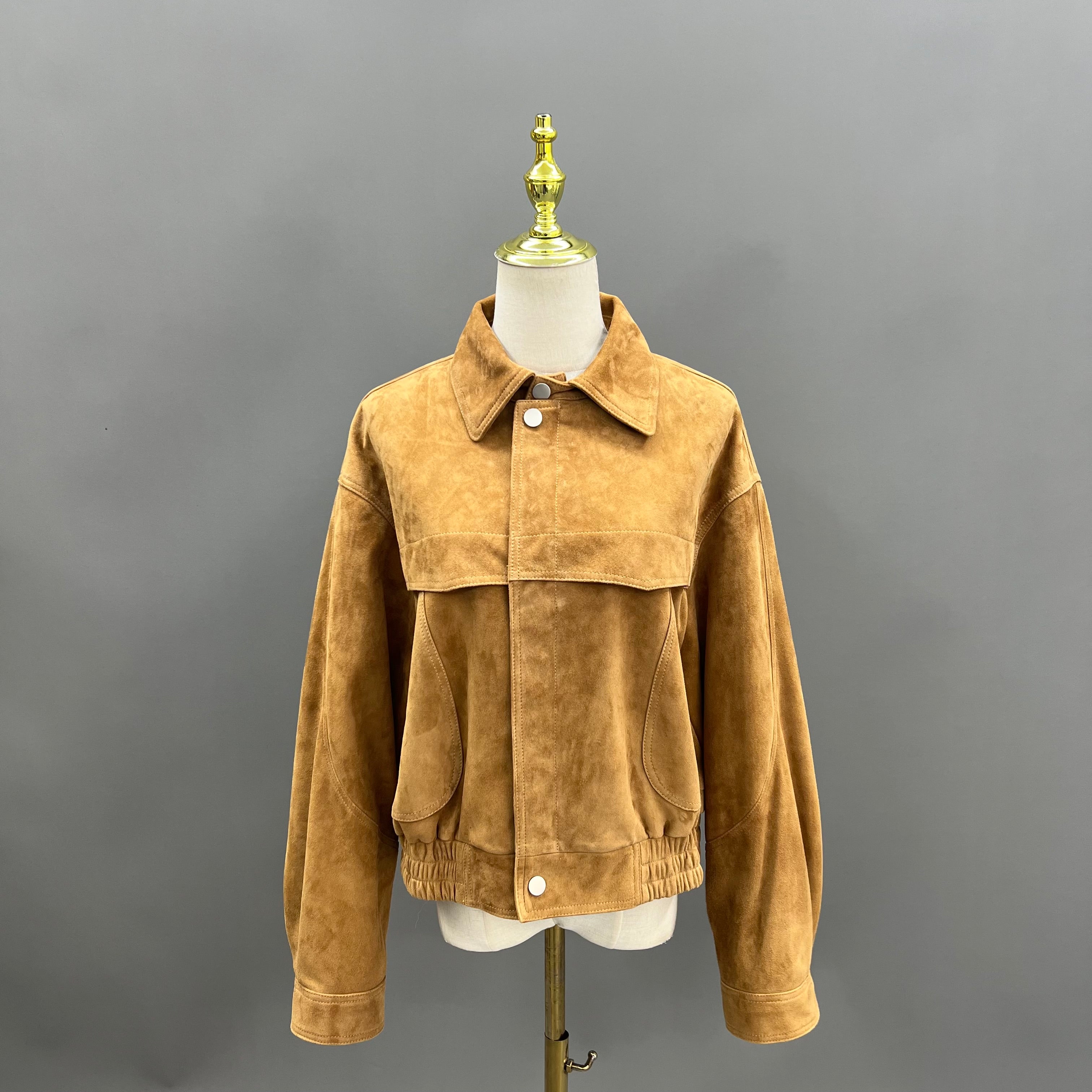 New Arrival! Premium Suede Leather Jacket - Timeless Style & Unmatched Comfort - Janefur