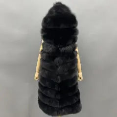 Winter Women Fox Fur Gilet Warm Long Soft Comfortable Outwear Vest For Female - Janefur