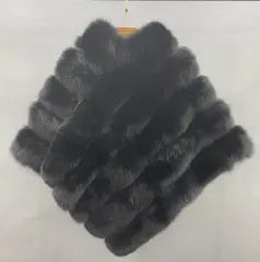 Real Fox Fur Women's Fashion Shawl - Janefur