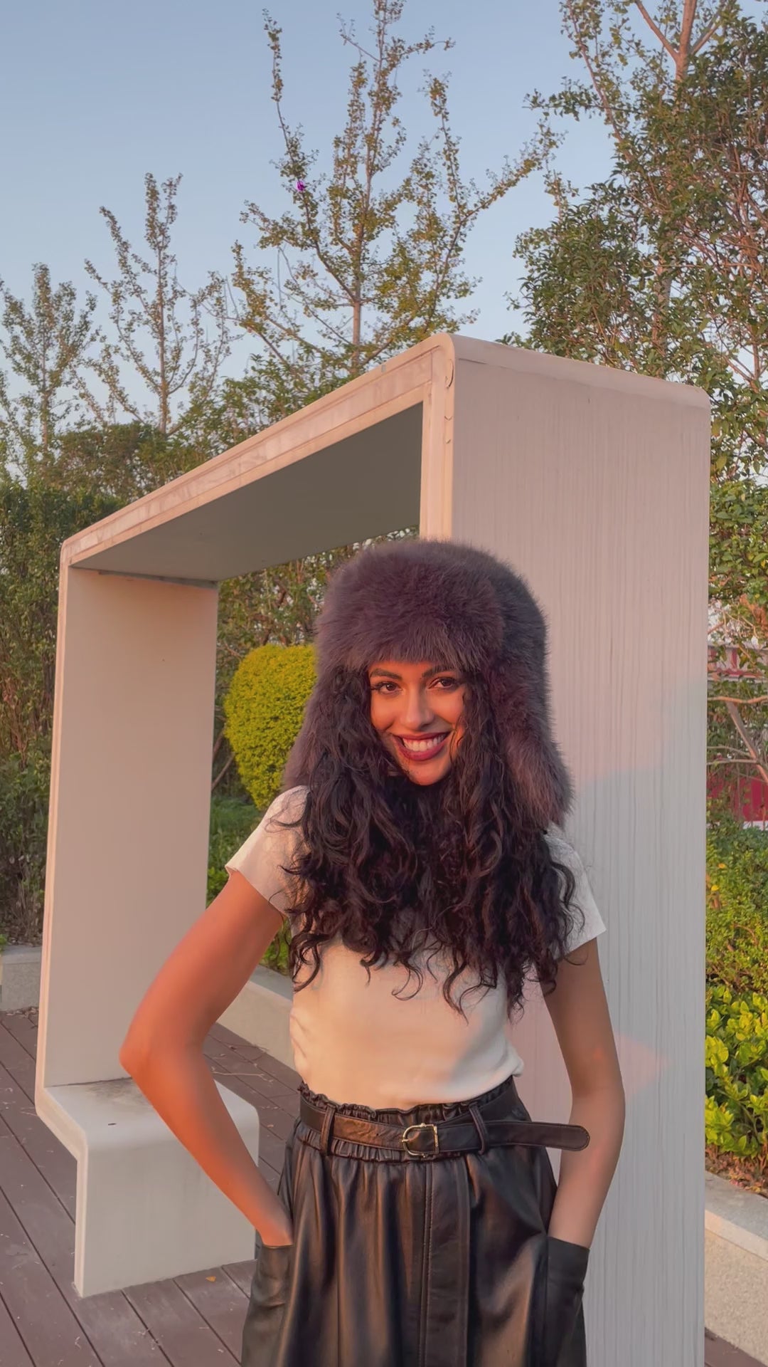 Eco-Friendly Fur Ushanka Trendy Warm and Windproof Hat