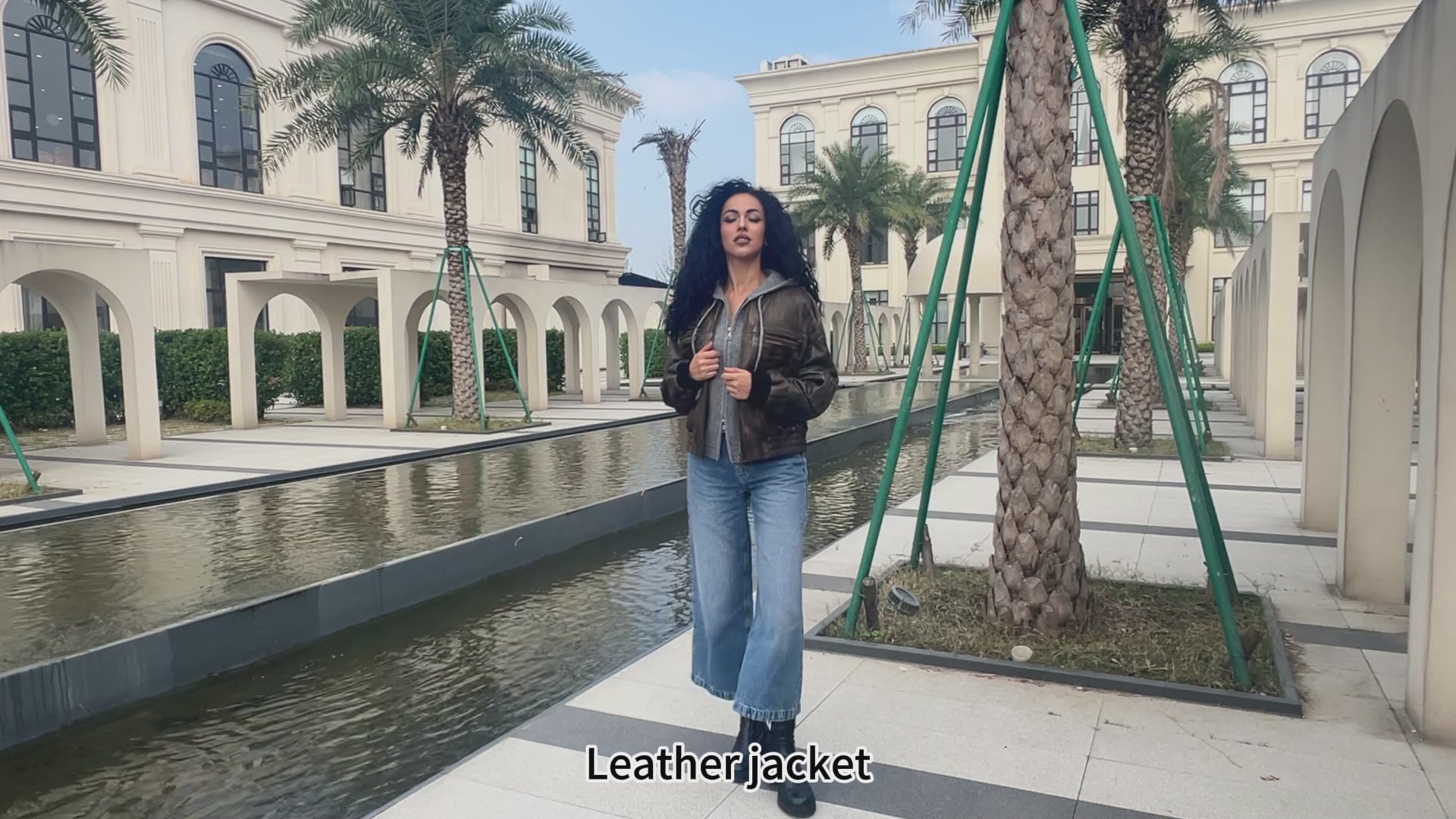 Janefur Wholesale New Arrival Motorcycle Style Short Coat Fashion Trend Leather Jacket